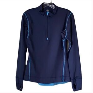 ALO YOGA COOLFIT long sleeve zip top size S worn a few times